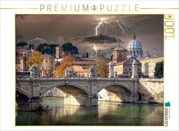 Produktbild: CALVENDO Puzzle Rom | 1000 Teile Lege-Gr&ouml;&szlig;e 64x48cm Foto-Puzzle f&uuml;r gl&uuml;ckliche Stunden