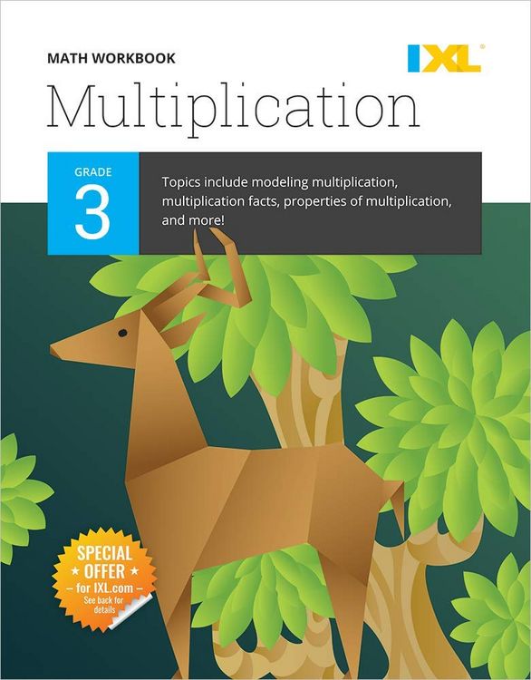 Produktbild: IXL Math Workbook: Grade 3 Multiplication