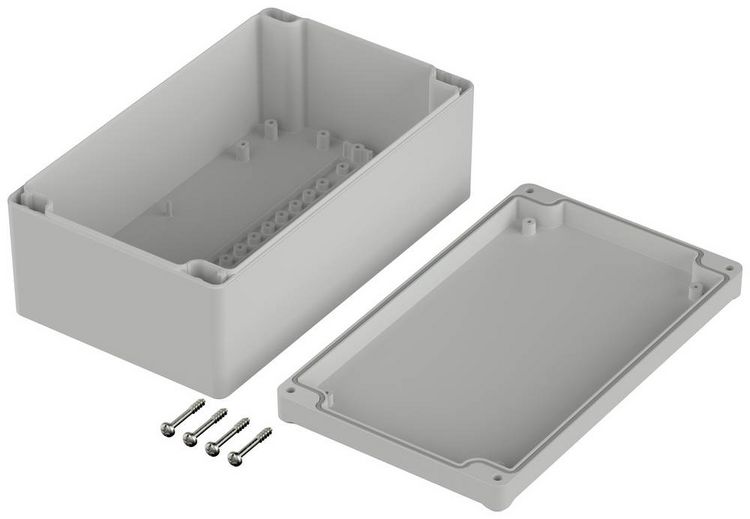 Produktbild: Bopla EUROMAS EM 221 F 62221200 Outdoor-Geh&auml;use 200 x 120 x 77 Polycarbonat Hellgrau 1St.