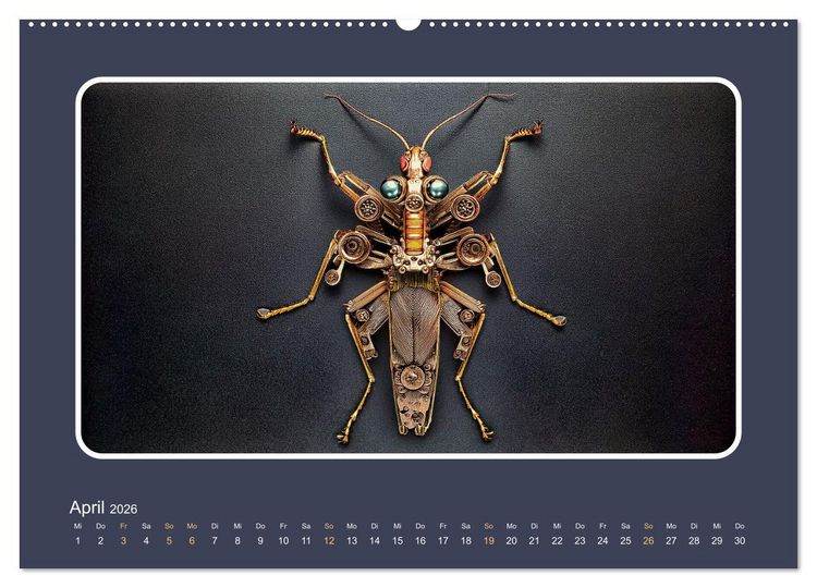 Produktbild: Roboterinsekten (Wandkalender 2026 DIN A2 quer), CALVENDO Monatskalender