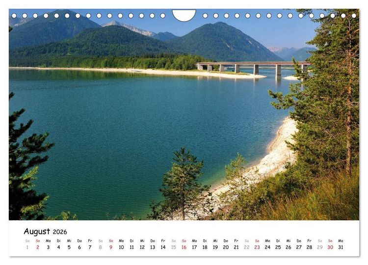 Produktbild: Wundersch&ouml;nes Isartal 2026 (Wandkalender 2026 DIN A4 quer), CALVENDO Monatskalender