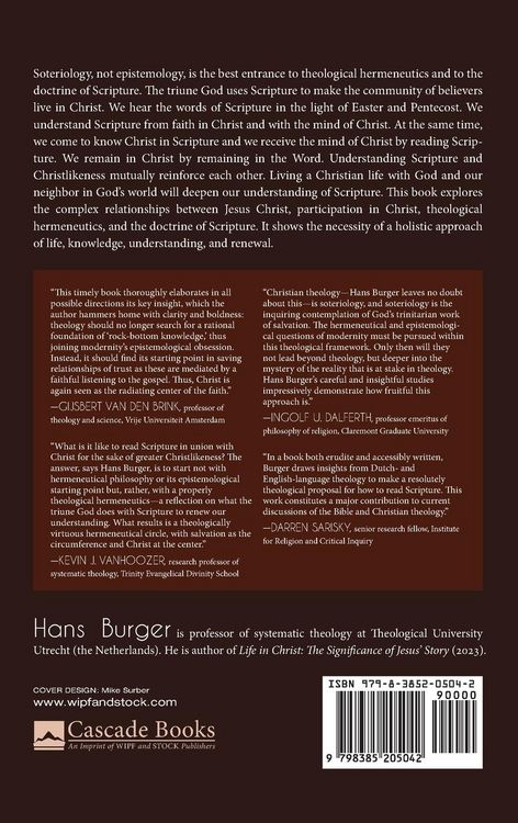 Produktbild: Jesus Christ, Hermeneutics, and Scripture