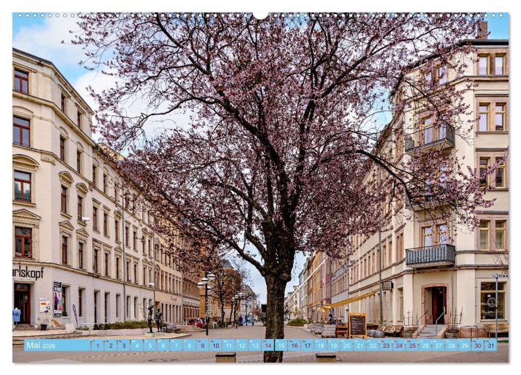 Produktbild: Chemnitz Stadtansichten (hochwertiger Premium Wandkalender 2026 DIN A2 quer), Kunstdruck in Hochglanz