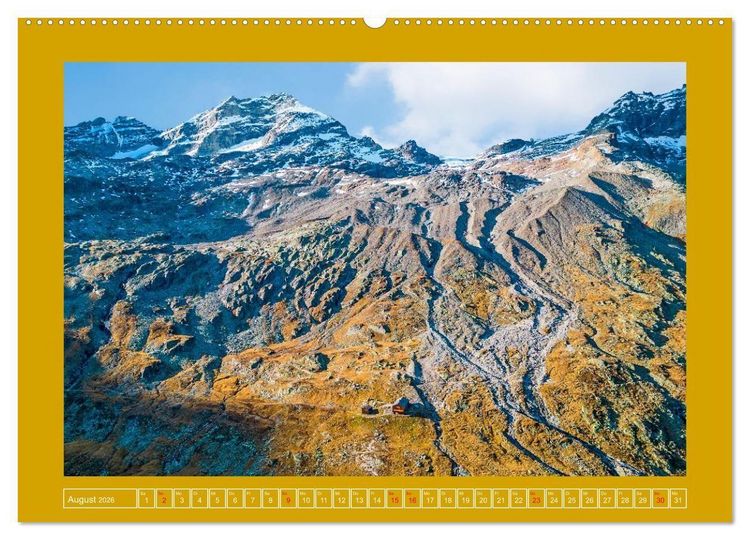 Produktbild: Die H&ouml;chsten der Alpen (Wandkalender 2026 DIN A2 quer), CALVENDO Monatskalender
