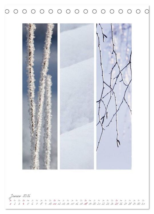 Produktbild: Natur Farben Dreiklang (Tischkalender 2026 DIN A5 hoch), CALVENDO Monatskalender