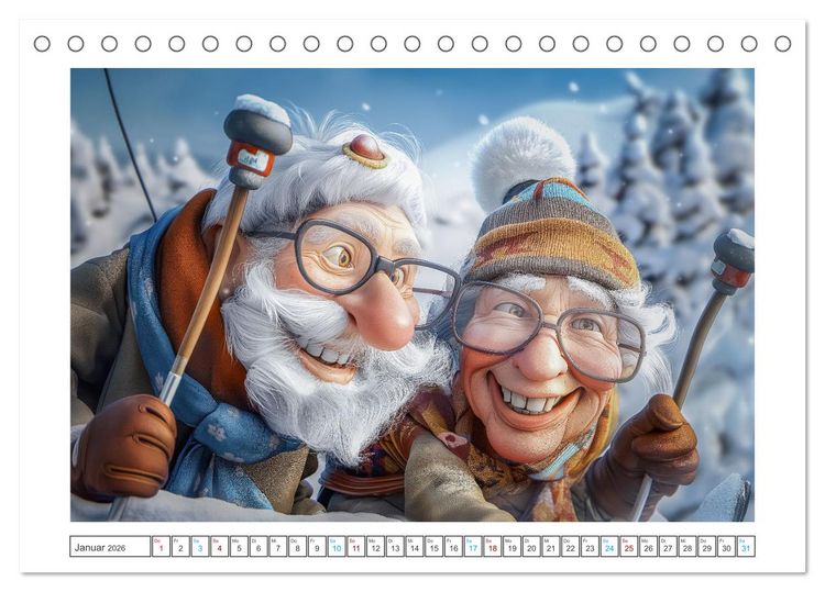Produktbild: Alt, aber nicht leise (Tischkalender 2026 DIN A5 quer), CALVENDO Monatskalender