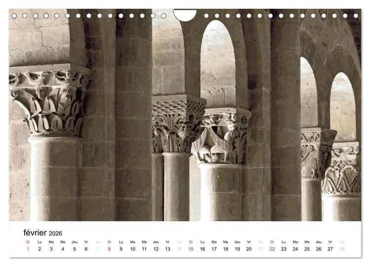 Produktbild: Abbatiale de Conques (Calendrier mural 2026 DIN A4 vertical), CALVENDO calendrier mensuel