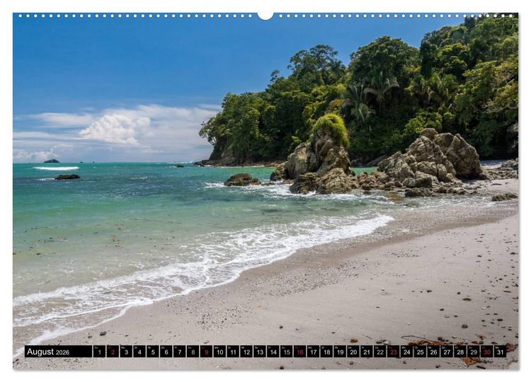 Produktbild: COSTA RICA Farben und Licht (Wandkalender 2026 DIN A2 quer), CALVENDO Monatskalender