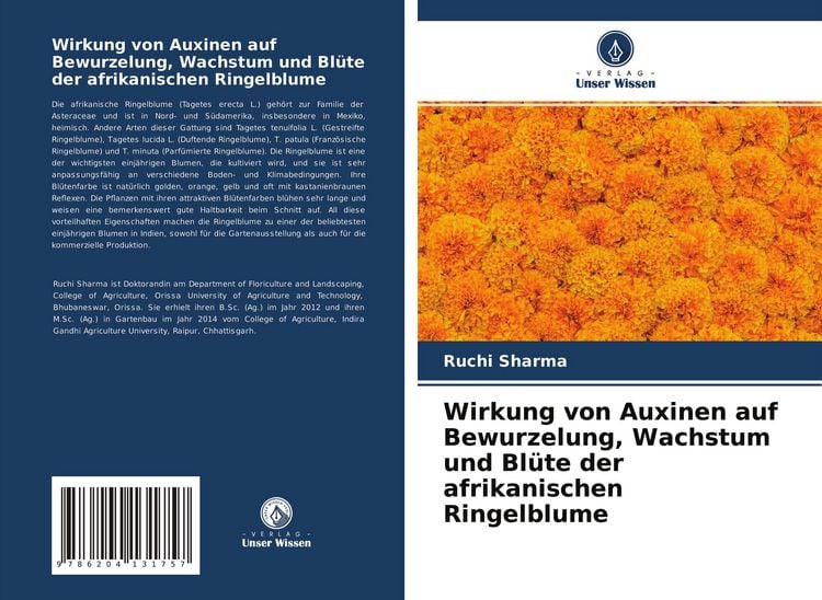 Produktbild: Wirkung von Auxinen auf Bewurzelung, Wachstum und Bl&uuml;te der afrikanischen Ringelblume
