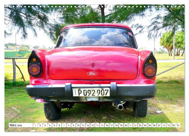 Produktbild: Ford Taunus P2 - 17M - Ein Klassiker aus K&ouml;ln in Kuba (Wandkalender 2026 DIN A3 quer), CALVENDO Monatskalender