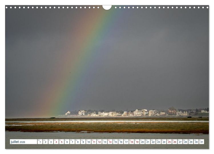 Produktbild: La c&ocirc;te picarde Le long des falaises (Calendrier mural 2026 DIN A3 vertical), CALVENDO calendrier mensuel