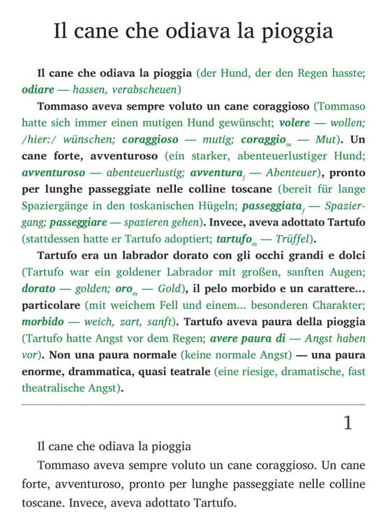 Produktbild: Italienisch lernen mit lustigen Kurzgeschichten (A1-A2) - Storie di cani (+ Audio-CD)