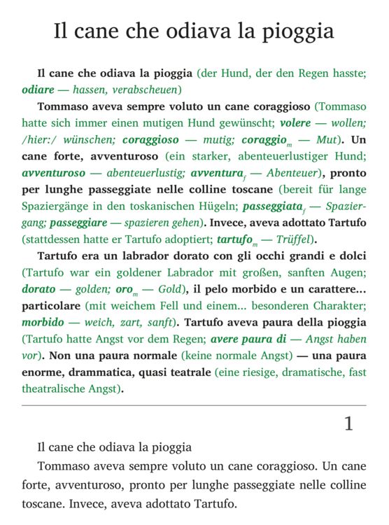 Produktbild: Italienisch lernen mit lustigen Kurzgeschichten (A1-A2) - Storie di cani (+ Audio-Online)