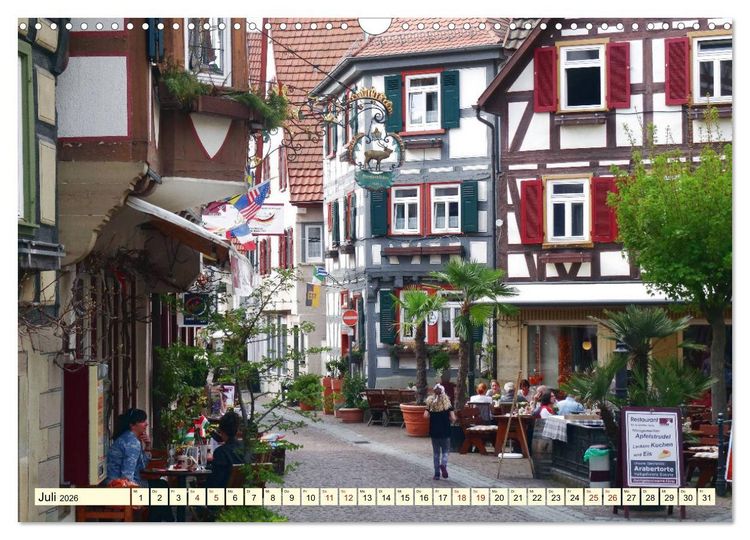 Produktbild: Unterwegs in Besigheim (Wandkalender 2026 DIN A3 quer), CALVENDO Monatskalender