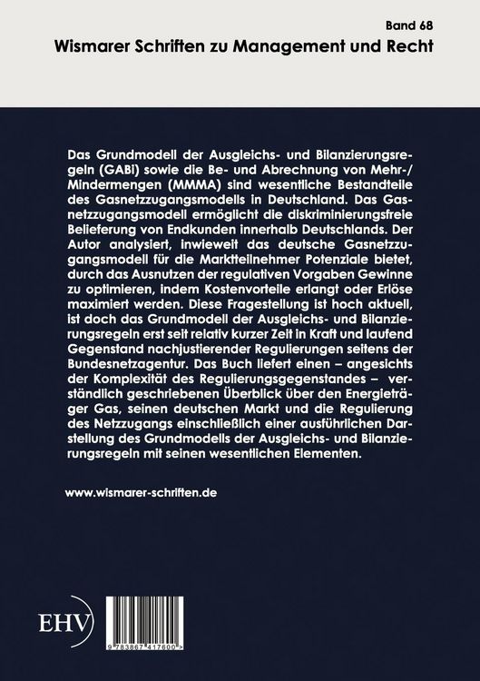 Produktbild: Optimierungspotenziale im Bilanzierungssystem des deutschen Gasnetzzugangsmodells