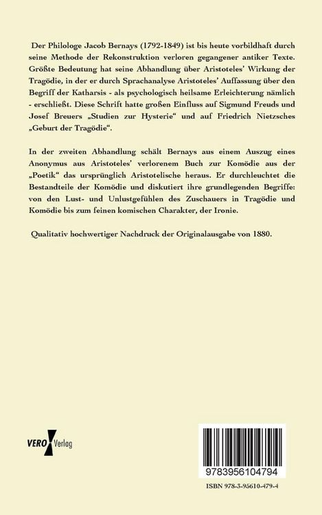 Produktbild: Zwei Abhandlungen &uuml;ber die aristotelische Theorie des Drama