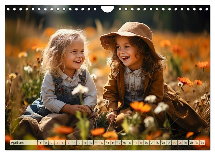 Produktbild: Kinder Lachen (Wandkalender 2026 DIN A4 quer), CALVENDO Monatskalender