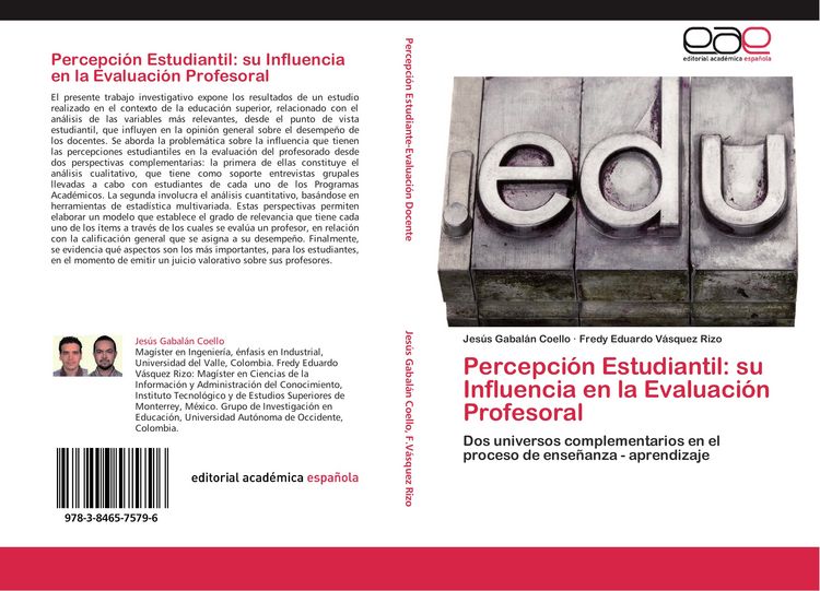 Produktbild: Percepci&oacute;n Estudiantil: su Influencia en la Evaluaci&oacute;n Profesoral