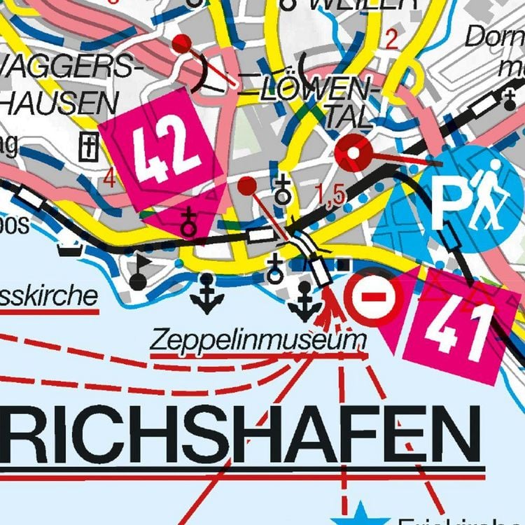 Produktbild: MARCO POLO Freizeitkarte 41 Bodensee, Schw&auml;bische Alb 1:100.000