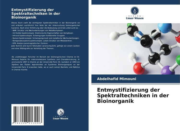 Produktbild: Entmystifizierung der Spektraltechniken in der Bioinorganik