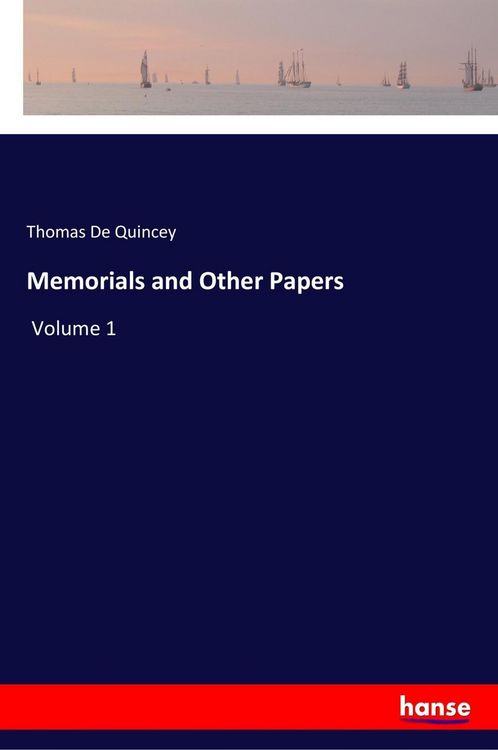 Produktbild: Memorials and Other Papers