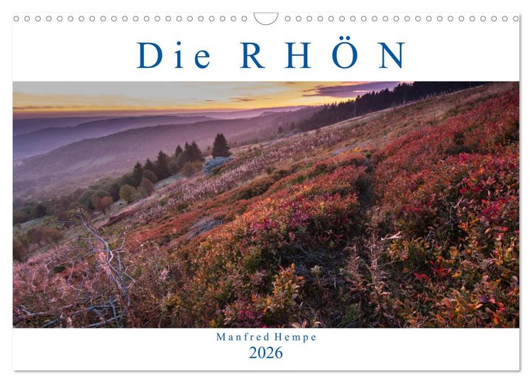 Produktbild: Die Rh&ouml;n (Wandkalender 2026 DIN A3 quer), CALVENDO Monatskalender