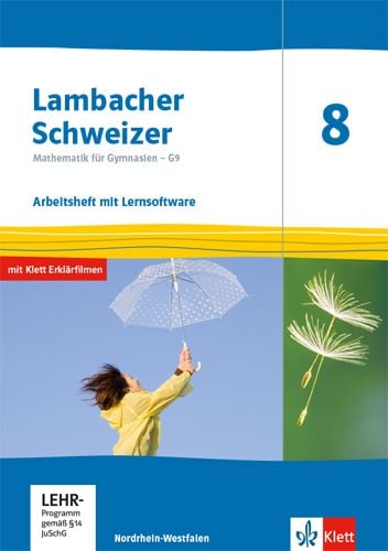 Produktbild: Lambacher Schweizer Mathematik 8 - G9. Arbeitsheft plus Lösungsheft und Lernsoftware Klasse 8. Ausgabe Nordrhein-Westfalen