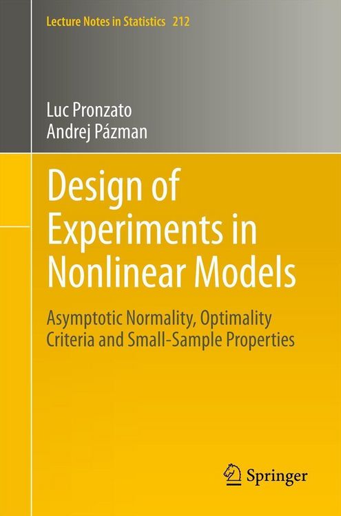Produktbild: Design of Experiments in Nonlinear Models