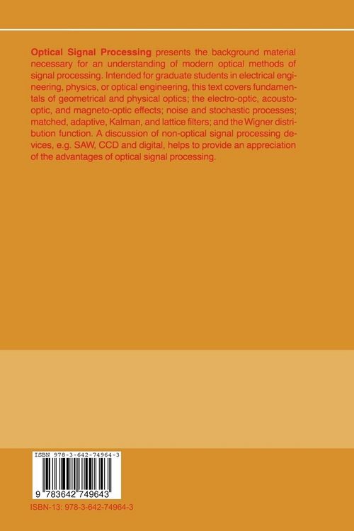 Produktbild: Optical Signal Processing