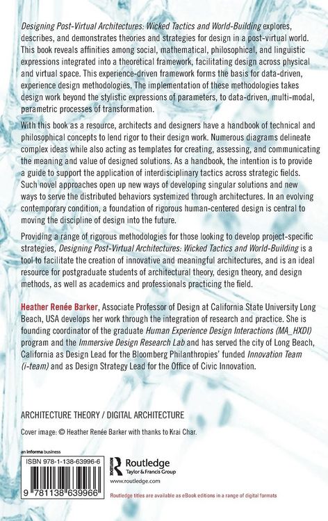 Produktbild: Designing Post-Virtual Architectures
