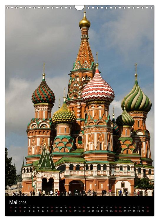 Produktbild: Moskau - Moscow - Ein Stadtportr&auml;t (Wandkalender 2026 DIN A3 hoch), CALVENDO Monatskalender