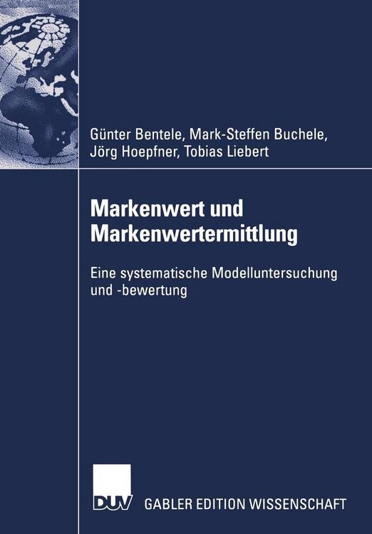 Produktbild: Markenwert und Markenwertermittlung
