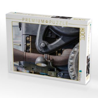 Produktbild: CALVENDO Puzzle Details eines Oldtimer Trecker | 1000 Teile Lege-Gr&ouml;&szlig;e 64x48cm Foto-Puzzle f&uuml;r gl&uuml;ckliche Stunden