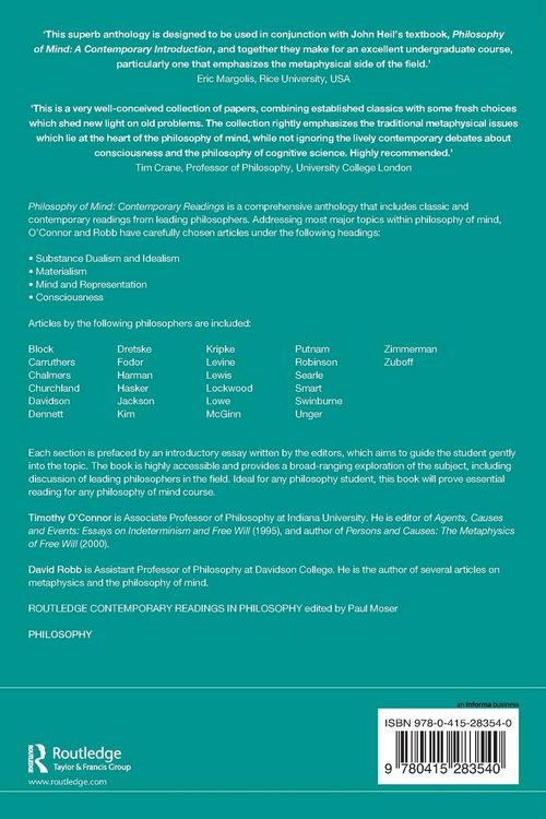 Produktbild: Philosophy of Mind