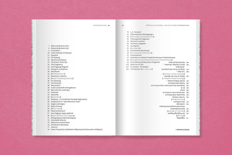 Produktbild: Raimund Abraham: On Architecture