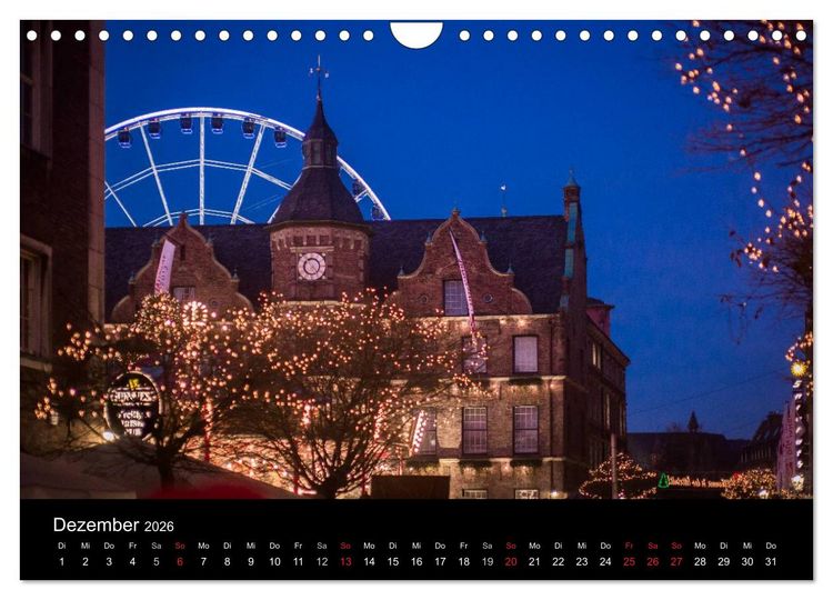 Produktbild: D&uuml;sseldorf - Impressionen (Wandkalender 2026 DIN A4 quer), CALVENDO Monatskalender