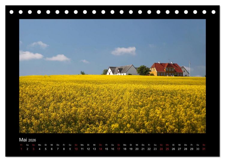 Produktbild: Die Farben Bornholms (Tischkalender 2026 DIN A5 quer), CALVENDO Monatskalender