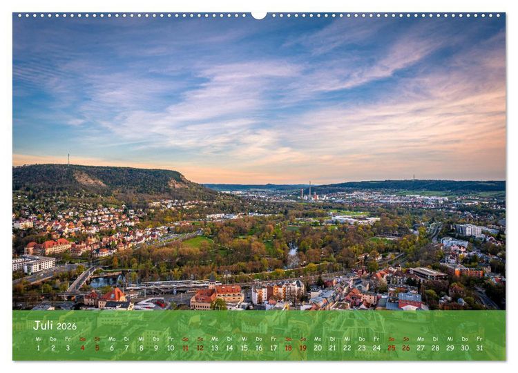 Produktbild: Jena - Faszination in Bildern (Wandkalender 2026 DIN A2 quer), CALVENDO Monatskalender