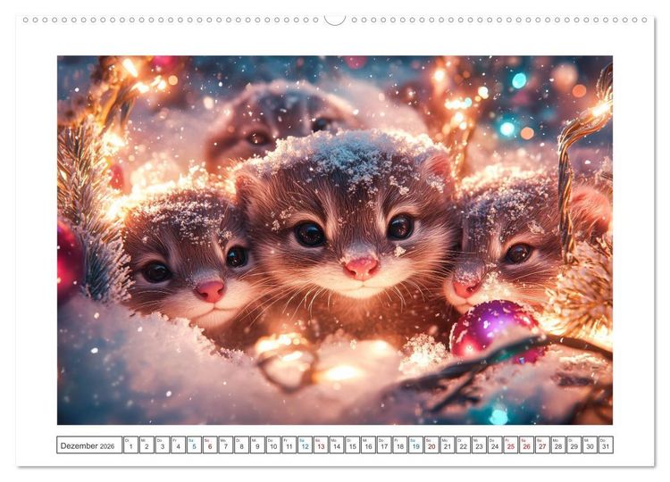 Produktbild: Augen wie Kn&ouml;pfe (Wandkalender 2026 DIN A2 quer), CALVENDO Monatskalender
