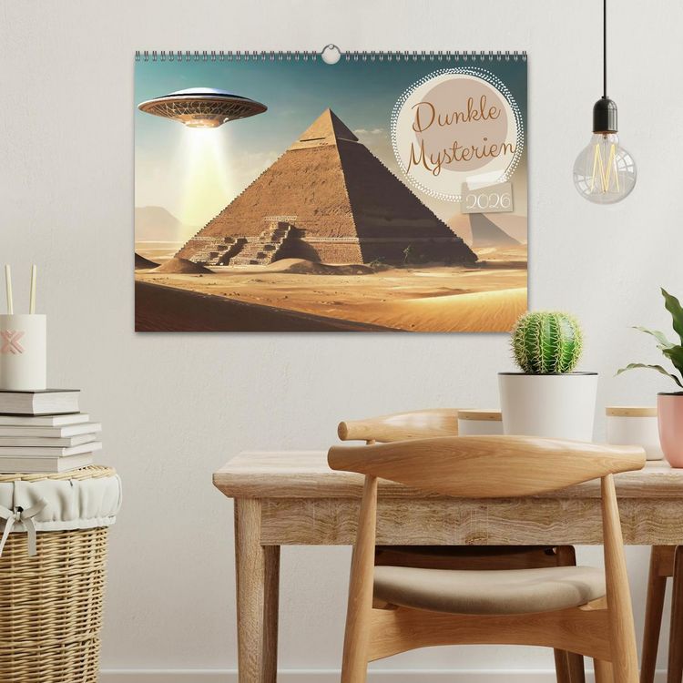 Produktbild: Dunkle Mysterien (Wandkalender 2026 DIN A3 quer), CALVENDO Monatskalender