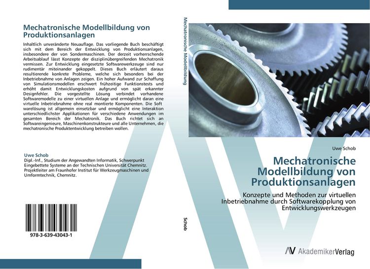 Produktbild: Mechatronische Modellbildung von Produktionsanlagen