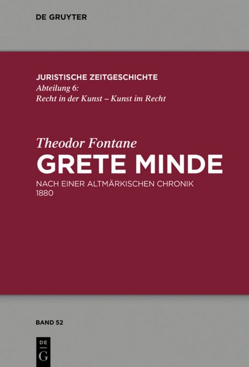 Produktbild: Theodor Fontane, Grete Minde