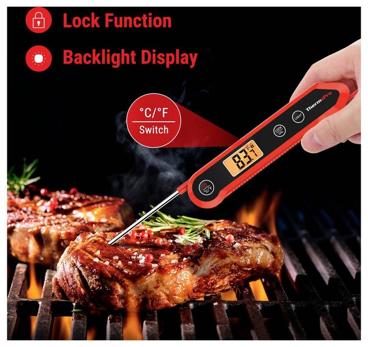 Produktbild: ThermoPro TP03HW Grillthermometer