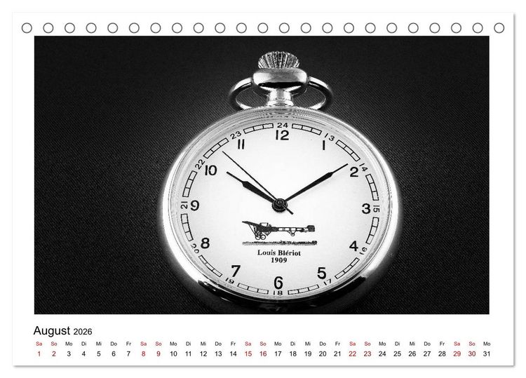 Produktbild: Uhren aus aller Welt - Die Fortsetzung (Tischkalender 2026 DIN A5 quer), CALVENDO Monatskalender