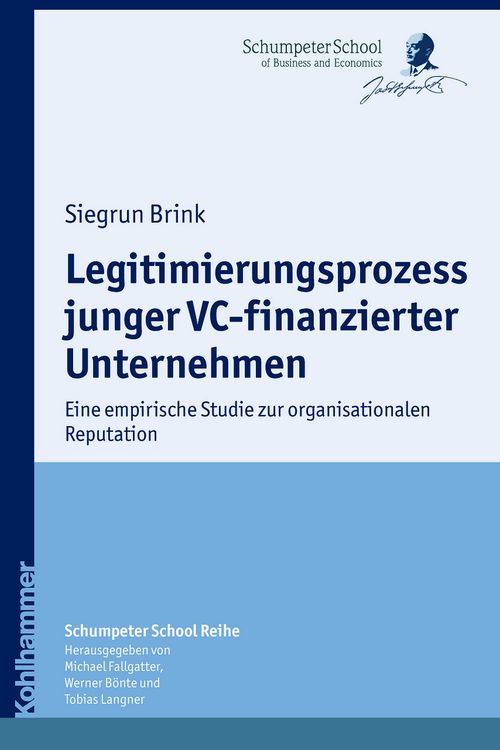 Produktbild: Legitimierungsprozess junger VC-finanzierter Unternehmen