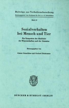 Produktbild: Sozialverhalten bei Mensch und Tier