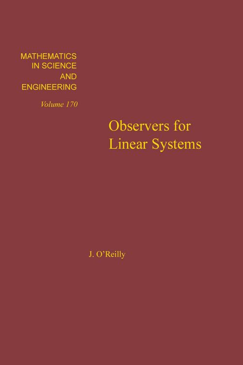 Produktbild: Observers for Linear Systems