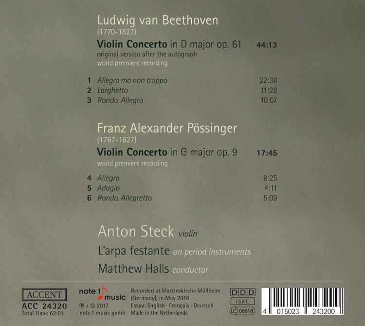 Produktbild: Violin Concerto