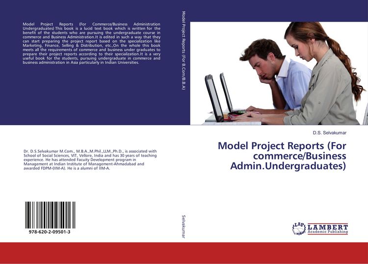 Produktbild: Model Project Reports (For commerce/Business Admin.Undergraduates)
