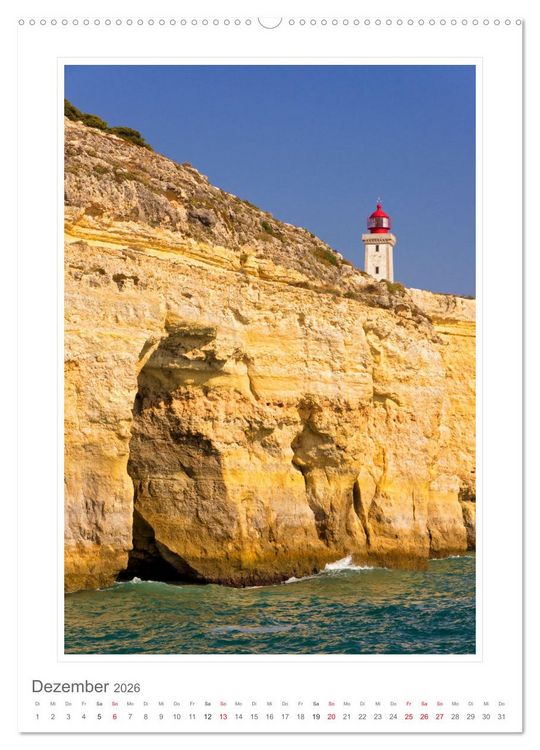 Produktbild: Portugal. Algarve (hochwertiger Premium Wandkalender 2026 DIN A2 hoch), Kunstdruck in Hochglanz